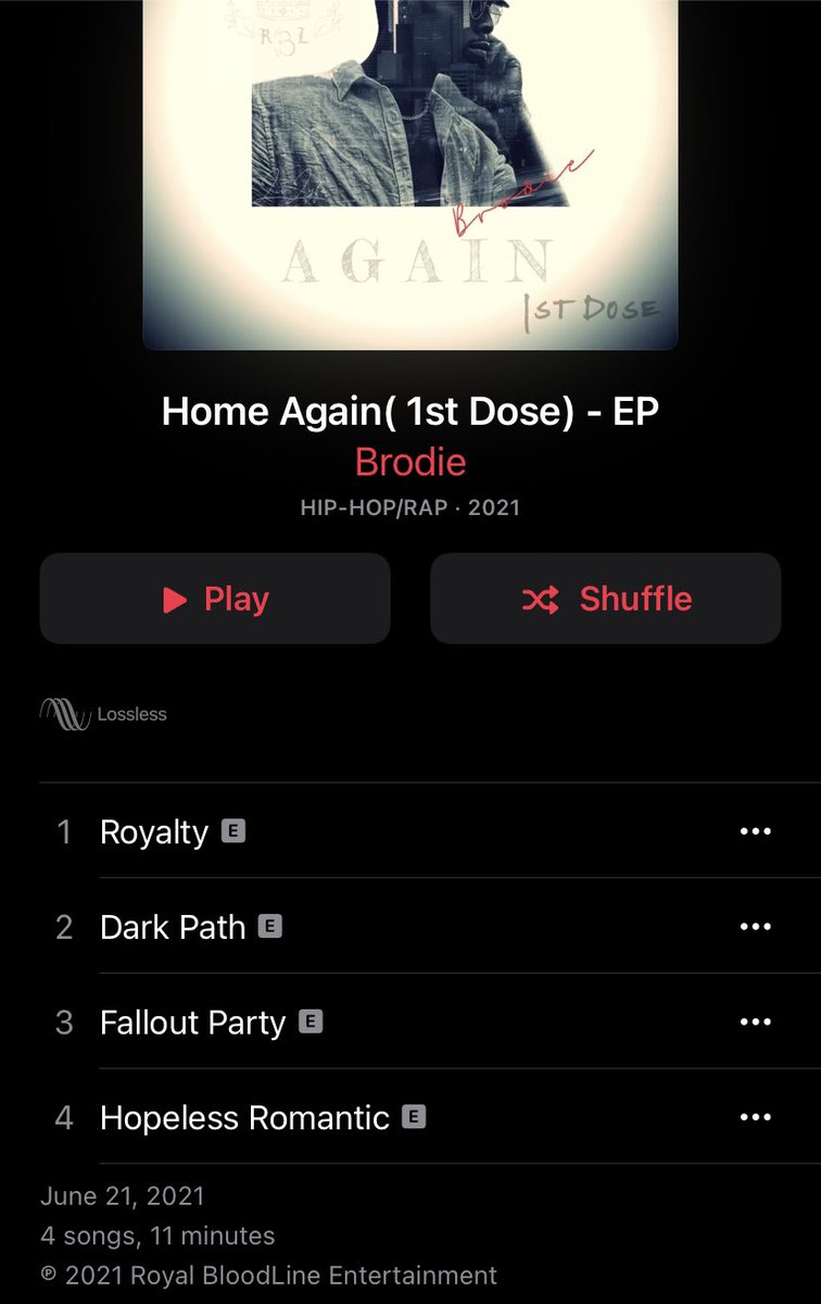 RBLRoyalty's tweet photo. “BRODIE - HOME AGAIN (1st Dose)” EP OUT NOW ON ALL PLATFORMS‼️🔥🔥🔥 CHECK IT OUT #newartist #atl #rblentertainment #youtube https://t.co/U3HRLbkPPN