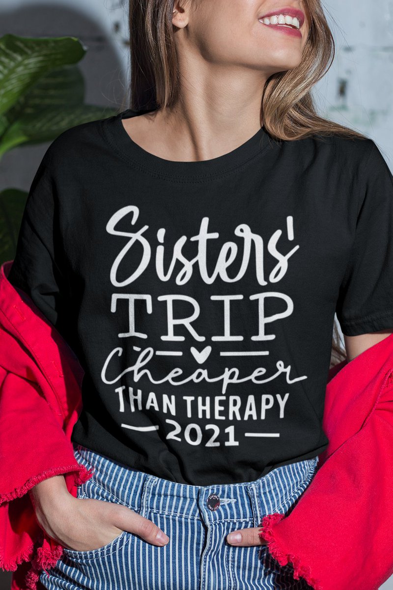 ZimBomStyle's tweet photo. Sisters Trip Cheaper Than Therapy T-Shirt Vacation Gifts for Sister. 👇👇👇Link Comment below👇
#sister #SistasOnBET #vacation #Girlstrip2021 #GoHabsGo https://t.co/kyy4W2LRan