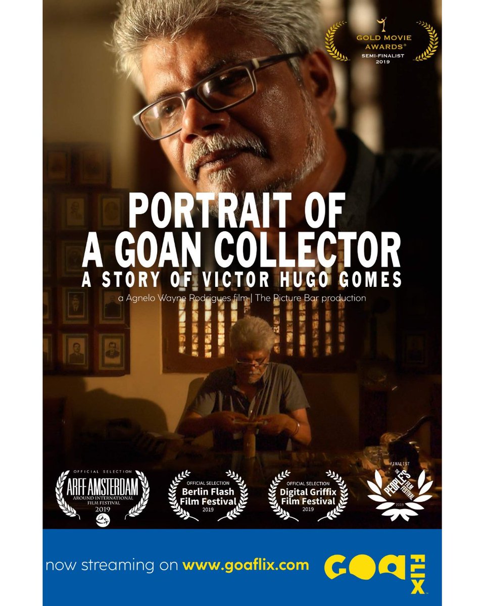 GoaFlix's tweet photo. Portrait of a Goan Collector.
Now streaming only on https://t.co/N7ETpiC2Nt.
#goachitramuseum #goachitra #museumsofgoa #museumsofindia #southgoa #colva #benaulim #margao #ethnographicmuseum #heritageofgoa #cultureofgoa #ilovemuseums #victorhugogomes #sustainability #goaflix https://t.co/uuo9qoU1rE