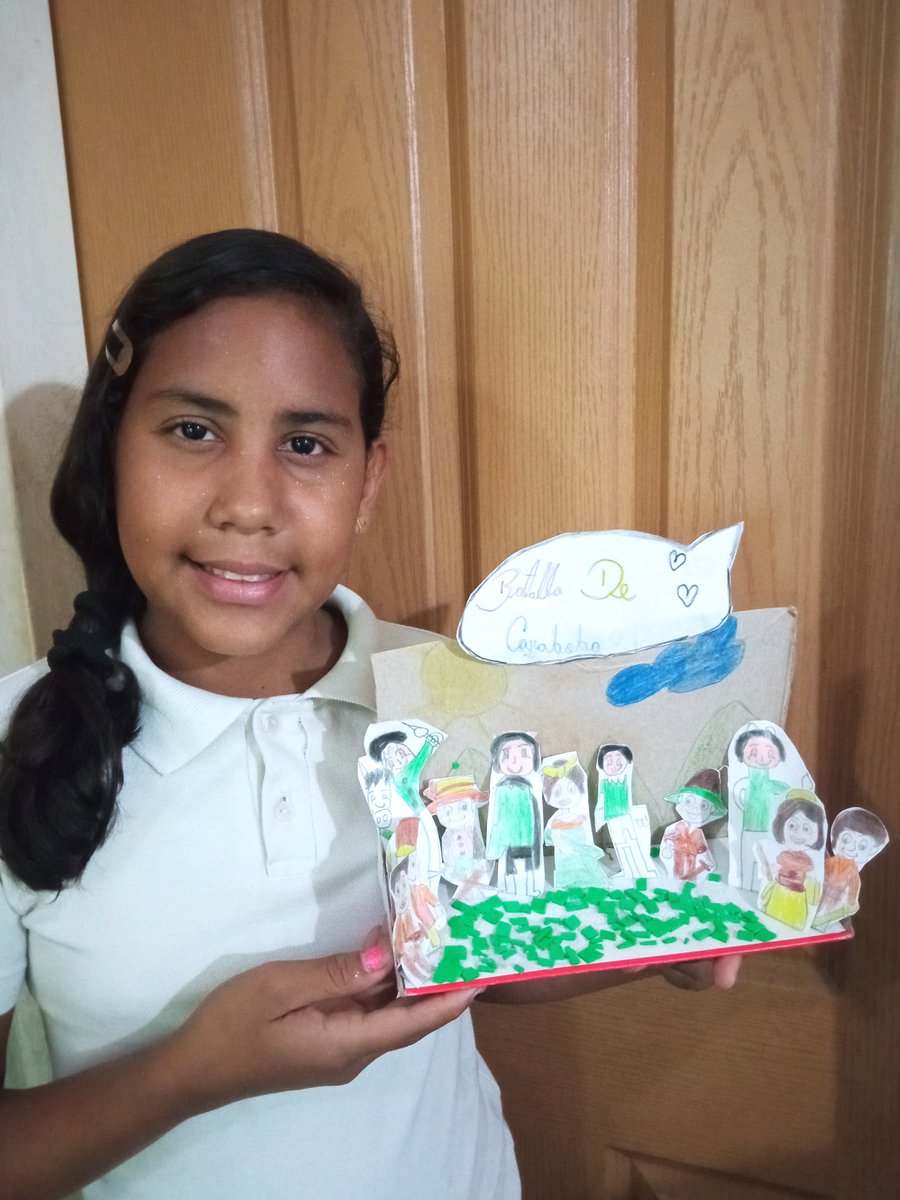 EscuelaDRCdeH's tweet photo. Bicentenario de la Batalla de Carabobo. Hermosos trabajos realizados por nuestros alumnos @EscuelaDRCdeH @ClifParaiso @ZonaEducativaDC https://t.co/VGR1fp4drw