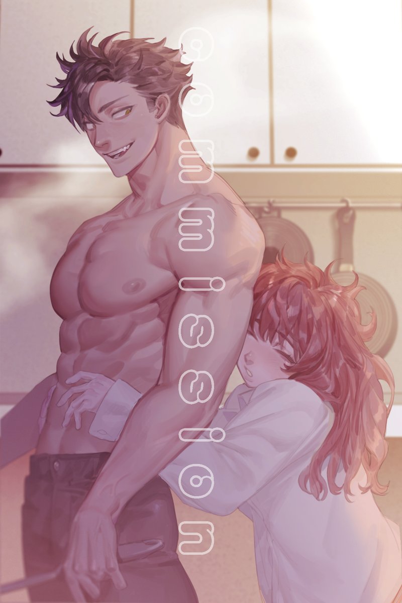 #commission #委託
畫完後一張張排出來好有成就感🥺💕 