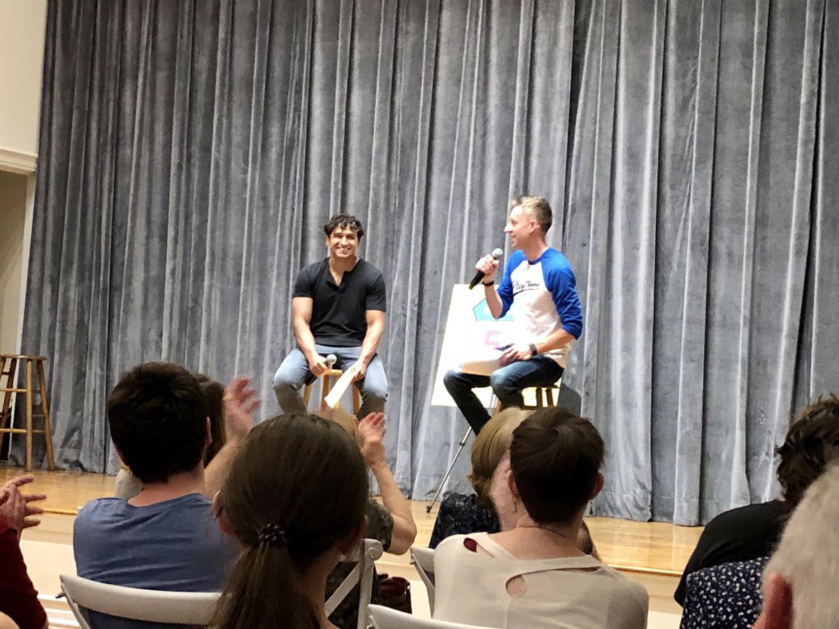 laura7mc's tweet photo. A great night being in the audience for a live recording of the @Majority54 podcast featuring hosts @JasonKander and @RaviMGupta. With pre-show entertainment by The Phantastics! #Majority54 https://t.co/8FFuHRYTnq