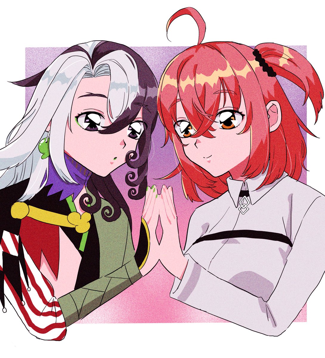 90年代の少女アニメ風に道満を描きたかったんすよ すよ 𝕞𝕠𝕒 原稿のイラスト 90年代の少女アニメ風に道満を描きたかったんすよ すよ 𝕞𝕠𝕒 原稿のイラスト