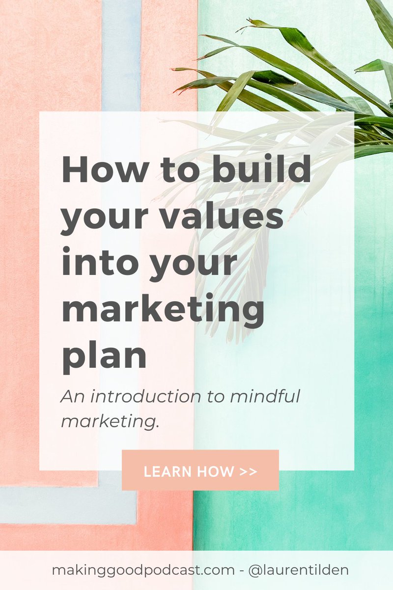 Loved this chat with @AmieFinlayson about mindful marketing, including:
⚡️ defining mindful marketing
⚡️ some tactics that might be considered unethical
⚡️ ethics + pricing
⚡️ making a mindful marketing plan
⚡️ and more!

#MarketingTwitter

makinggoodpodcast.com/66