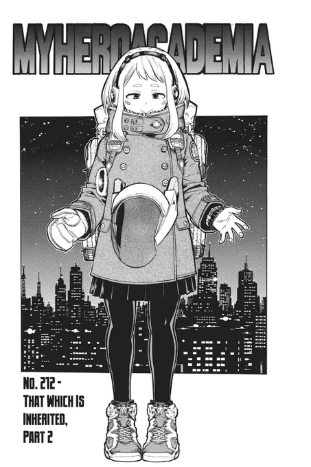 Started reading My Hero from chapter 212.

I REALLY like this cover chapter. #MyHeroAcademia 