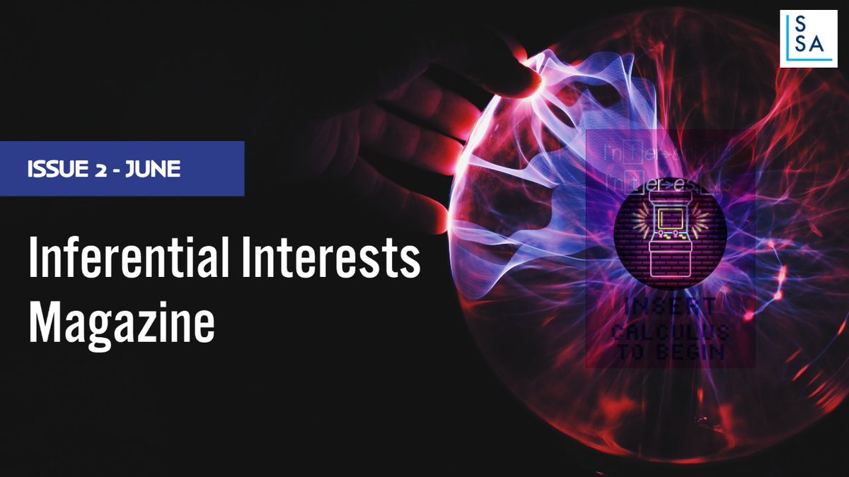 ssa_ecssn's tweet photo. ♨️🍰Second issue of Inferential Interests is hot off the press today!
https://t.co/8w9ofOj8LO This issue of Inferential Interests is chocka block with data and stats! #SSA #ECSSN #InferentialInterests #Stats #Statistics #Newsletter @StatSocAus https://t.co/80RCqq4Cwt