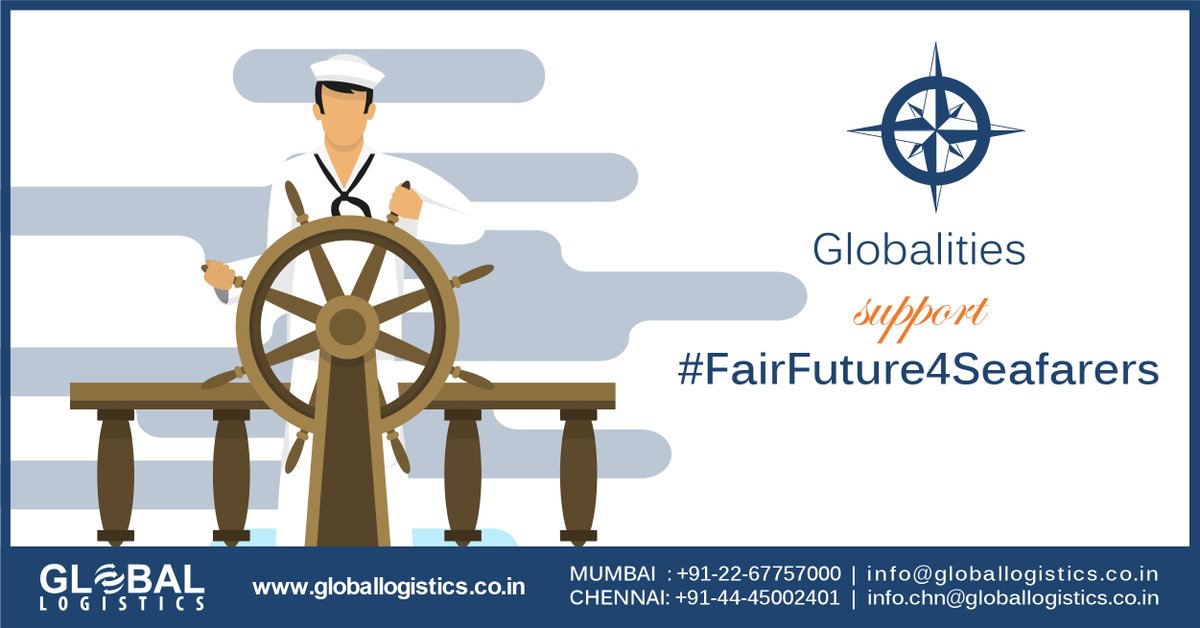 Glsindia2006's tweet photo. As a member of the logistics industry, we at Global Logistics recognise seafarers as essential workers and encourage governments to support and help secure a fair future for seafarers.

#FairFuture4Seafarers #imo #shipping #seafreight #transportation #logistics #globallogistics https://t.co/CcWvUnLsQt