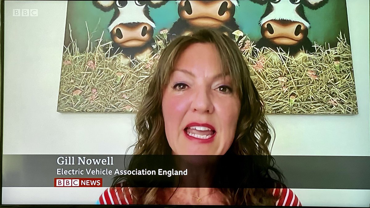EVAEOfficial's tweet photo. Is time running out for realistic climate commitments? 

EVA England featured on @BBCNews yesterday w/ @davidshukmanbbc. @Gill_Nowell commented on Government policy in the lead up to the 2030 ban on new sales of #ICE.

#ClimateCrisis #ElectricVehicles  #netzero #climatechange #EV https://t.co/FQnajczidI