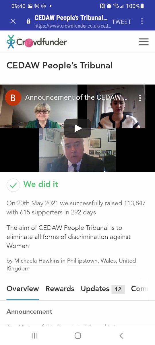 govemole's tweet photo. A timely reminder of the connection between #back260 & #CedawPT
Also the bitterness shown towards #Waspi & anyone who Q the Crowdfunder!
@GwynneMP please note her disdain of the #APPG!
She recently met with you ๐ค
No wonder this charade this week had only 200+subscribers! https://t.co/NHioMx0xiF