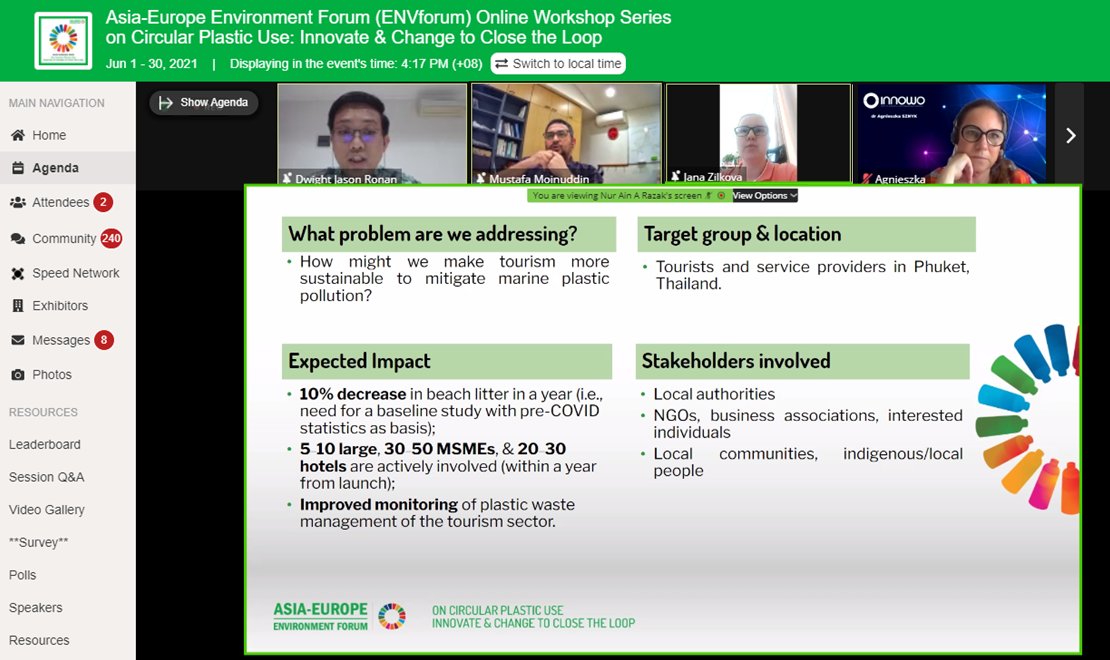 aseforg's tweet image. 👏It’s a wrap for♻️#Workshop3 to turn ideas into action! Kudos to all participants esp “Environment &amp;amp; Health” &amp;amp; “Biz Model &amp;amp; Infrastructure” for winning best presentations!
👉Subscribe @ENVforum: bit.ly/envws21
@aseforg @Asia_HSF @_ASEIC @IGES_EN @SEI_Asia @HSSde