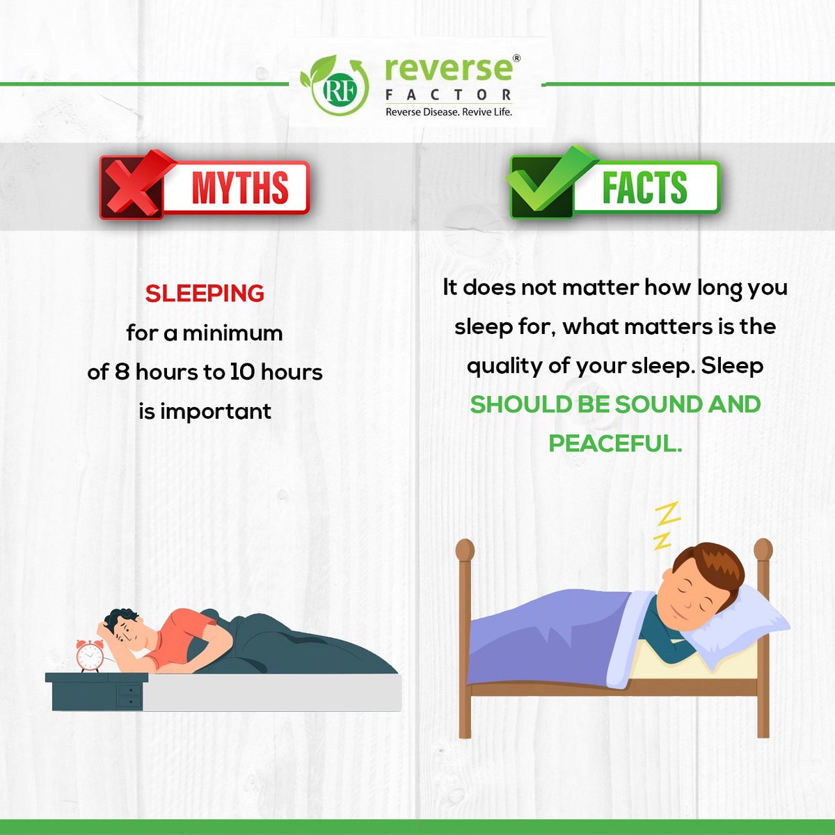 reverse_factor's tweet photo. ❌Myth Breaker❌
How many times have you heard someone sleeping for a minimum of 8 hours is important ❓
 Let us know if it is True or False 👇
.
#myths #mythbreaker #reversefactor #health #lifestyle #facts #sleep #sleeping #mentalhealthawareness #mentalhealth #lifestyle https://t.co/oYOobmfbOV