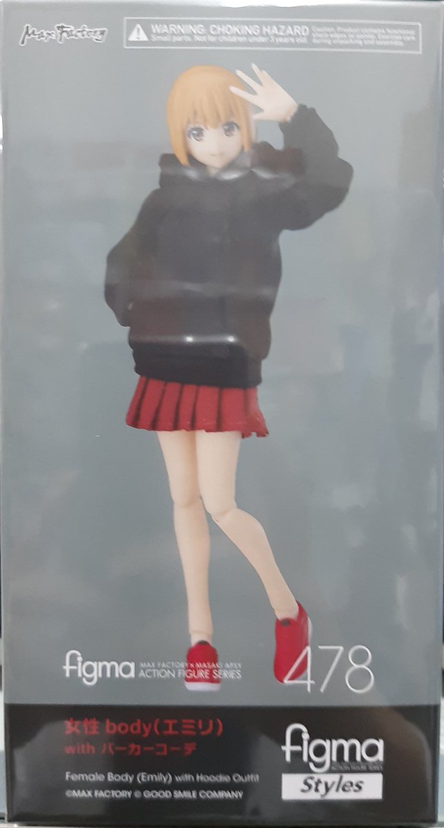 新入荷情報。 figma 女性body（エミリ） with パーカーコーデ 少数入荷
