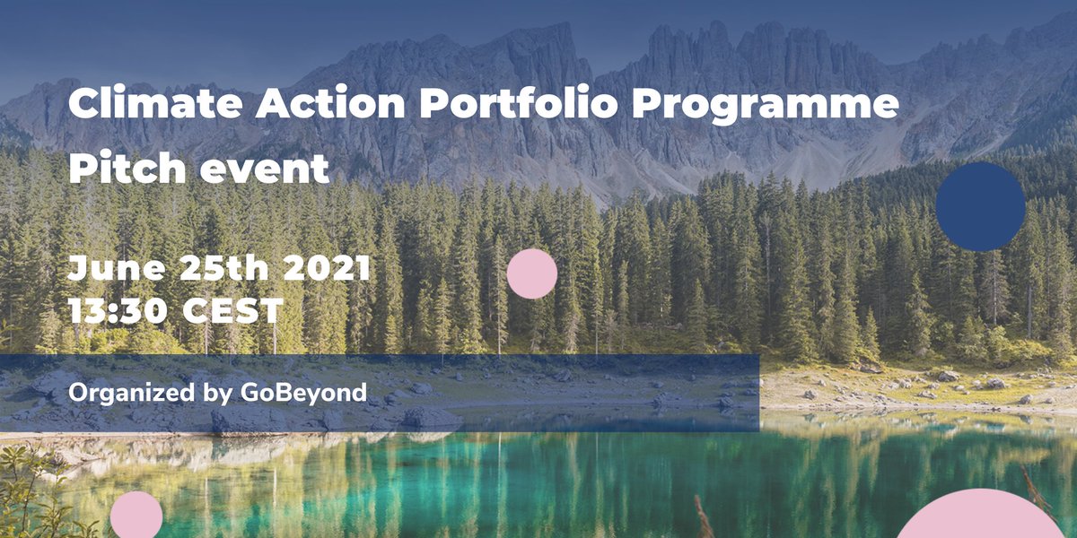 Our #climateaction pitch event is starting in 2 hours! We look forward to meeting <a href="/envorem/">ENVOREM</a>, <a href="/byewasteNL/">Byewaste</a> and <a href="/gela_tex/">Gelatex</a> and learn more about their #climatesolutions

Sign up here: eventbrite.com/e/153473442197

#climatetech #sustainability #impactinvesting