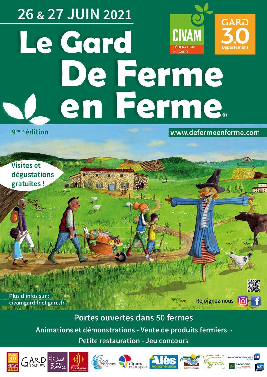 Ce week-end : "Le #Gard de Ferme en Ferme" 👩‍🌾👨‍🌾Découvrez la ferme familiale dans la Vaunage 
>> AU PAS DE L’ÂNE, de Claude, Sylvie et Boris. Voici ce qu'ils vous proposent 👉defermeenferme.com/participant-16…