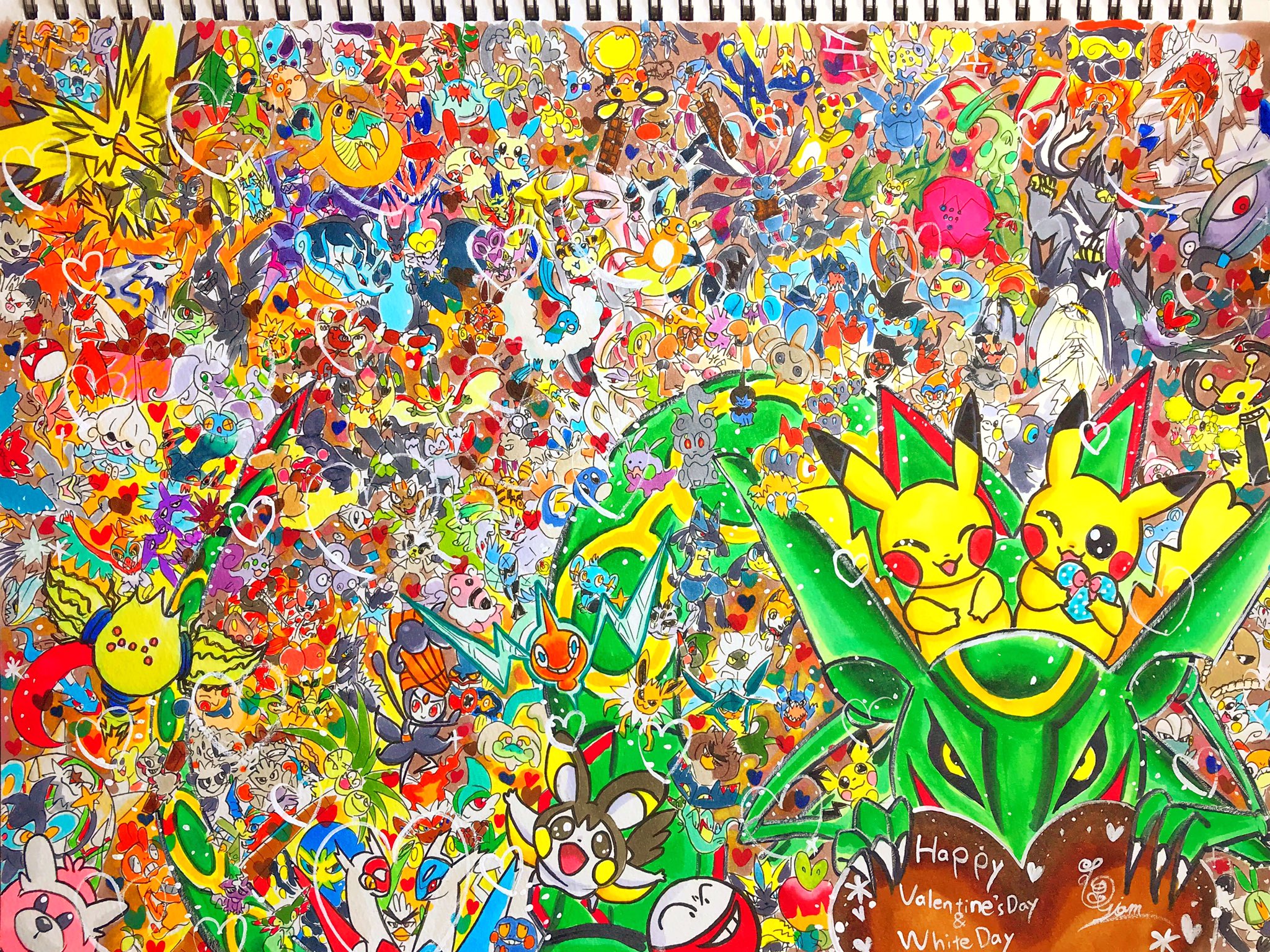 むぎしゃむ ご飯と趣味と日常 En Twitter ポケモン全部描くチャレンジ 第５段目 ポケモンでジューンブライド 完成しました 今回は エスパータイプ ひこうタイプ そして複合タイプ ポケモンイラスト Illustration 梅雨のイラスト 虹色イラスト イラスト好きな