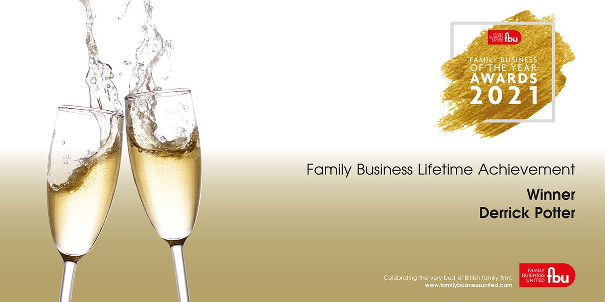 PotterSpace_'s tweet photo. Congrats to our exec chair Derrick Potter who was honoured w/ the Lifetime Achievement Award at the #FBOTY Awards. Potter was also runner up in the Property & Construction category & a finalist of the Yorkshire Family Business Award. Well done all! @FamilyBizPaul #FamilyBusiness https://t.co/YL45R0UJvo