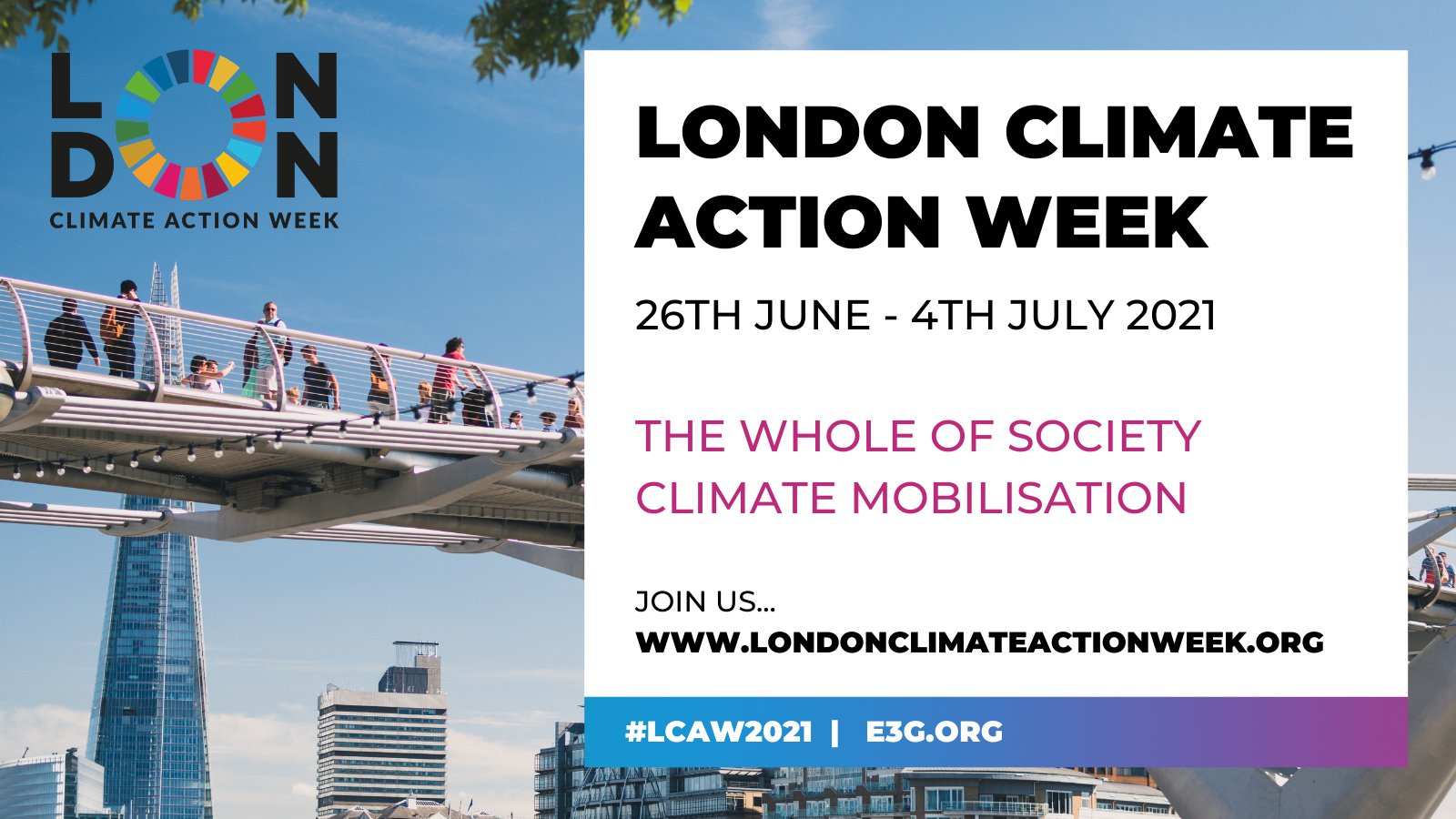 London Climate Action Week on Twitter "LCAW2021 will gather climate