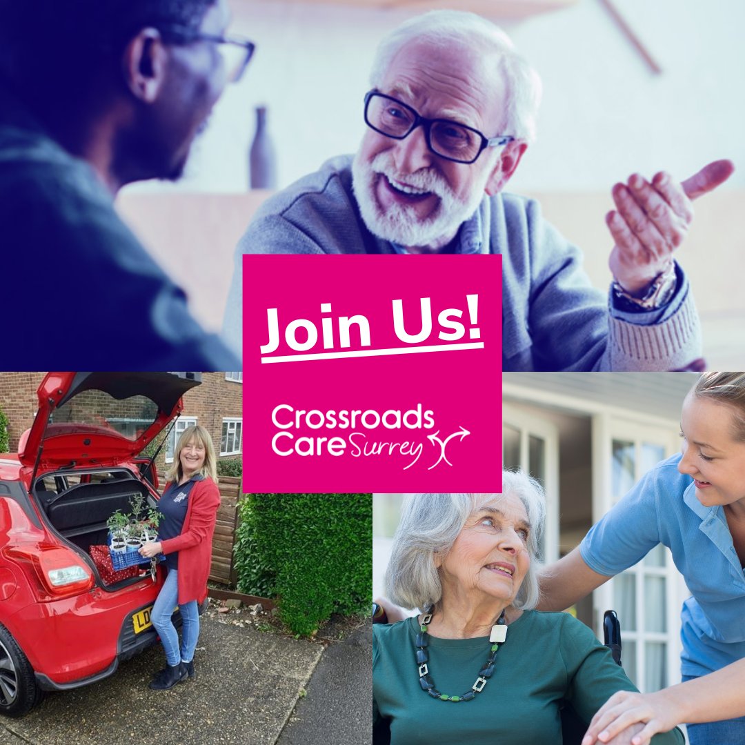 Crossroadsurrey's tweet image. Join us as a Carer Support Worker. Help those who care in their own homes to have an opportunity for all-important time to take care of themselves. We have roles for those with and without experience, and across Surrey: bit.ly/3qrICGs
#SurreyJobs #caresupportworker
