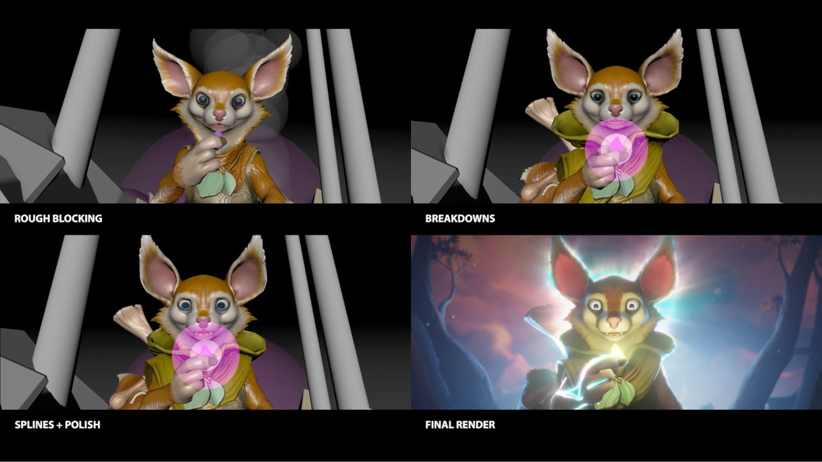 Check out Valve animator Christine Phelan's #animation progression for the Nemestice trailer for #Dota2, taking Hoodwink from blocking and the breakdown pass to splines, polish and the final render

vimeo.com/567194817

#gameart #gamedev