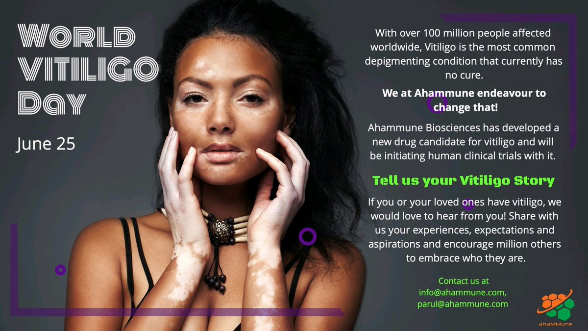 Creating awareness for a humane, sensitive and inclusive society on this #worldvitiligoday 
<a href="/StepUp4Vitiligo/">Global Vitiligo Foundation</a> <a href="/VitiligoUK/">VitiligoSupportUK</a> <a href="/VitiligoProject/">Vitiligo Project</a> <a href="/VitiligoNewsNet/">Vitiligo NewsNetwork</a> <a href="/VitiligoRisk/">Vitiligo Risk</a> <a href="/VitiligoSupport/">VSI</a> <a href="/vrfoundation/">VR Foundation</a> <a href="/United4Vitiligo/">United4Vitiligo</a>