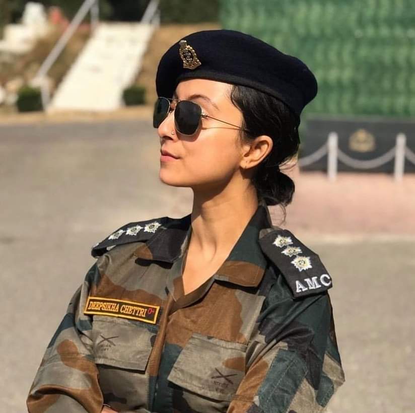 Meet Capt Deepsikha Chettri who is the second women officer from Sikkim to ever serve in the #IndianArmy. 
Securing an all India Rank 6 &amp; second among women in the Army medical exam, a graduate from SMIMS.
Now stepping into her 8-month field tenure on the front lines.