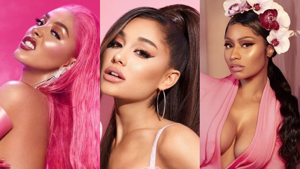 PopBase's tweet photo. Doja Cat shouts out Ariana Grande, Nicki Minaj &amp; Ed Sheeran in ‘Planet Her’ track “Get Into It (Yuh).” https://t.co/NRQ1nSqhCA