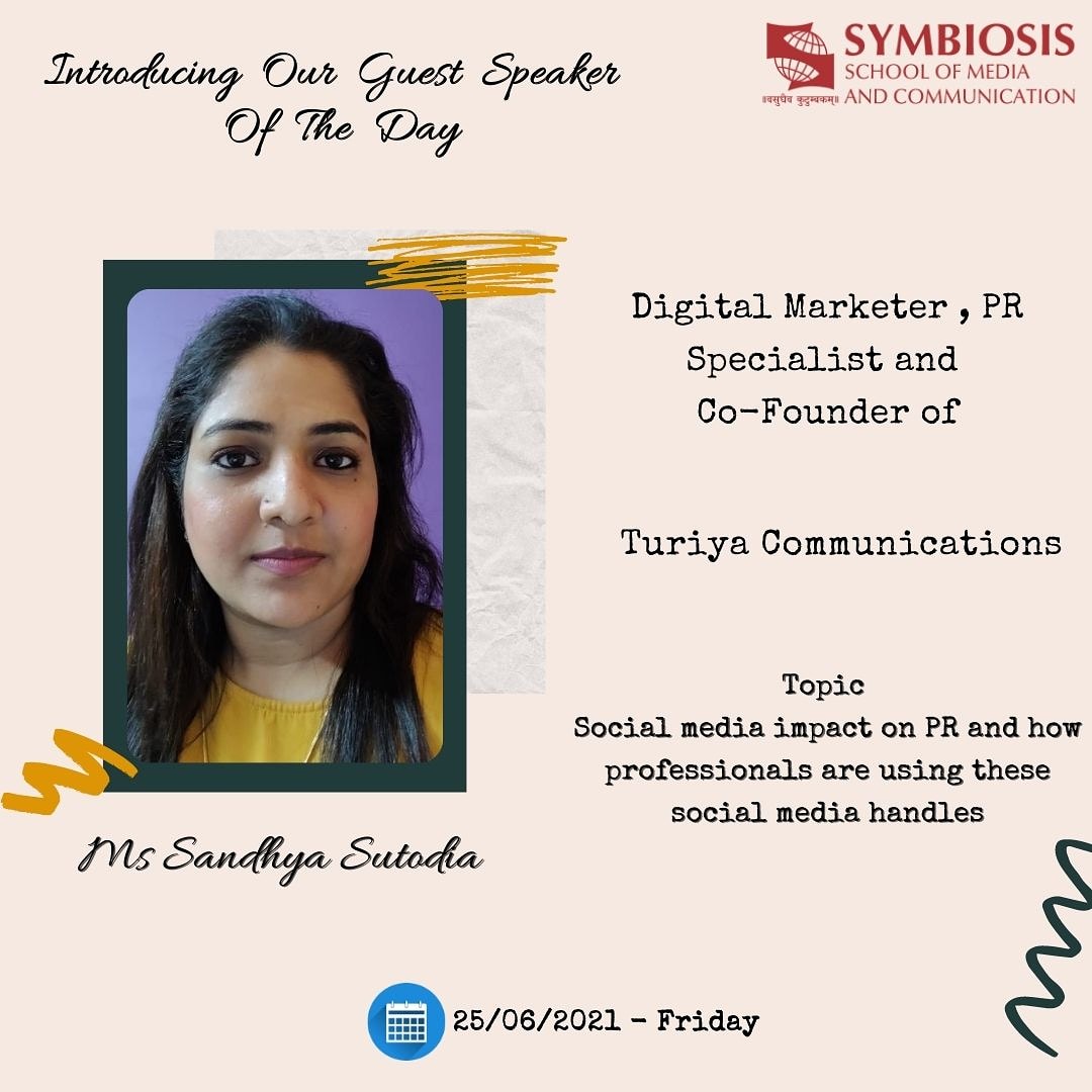 SSMCBengaluru's tweet photo. Introducing our second speaker of #Day5 of #Inductionprogramme #2021 #SSMCB https://t.co/XD1MFqfLST