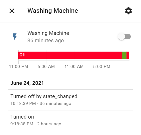 Why have a washing machine drawing power when you can automate it.  <a href="/home_assistant/">Home Assistant</a> makes it easy to power down after 1 hour. 
   <a href="/WyzeCam/">Wyze</a> 
#smarthome  #IoT