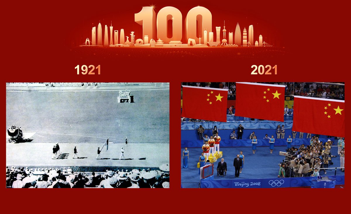 ChineseEmb_FJ's tweet photo. #CPC100YEARS
100 years ago, due to poverty and weakness, sports was more like a luxury for ordinary people.
Nowadays, China has successfully held Summer Olympic Games, people's physical fitness and general health levels have been greatly improved. 🏃♀️🏊♂️🏅
#5DAYSCountdown https://t.co/K0kniSqRGc
