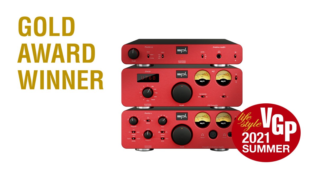 spltweets's tweet photo. 👉 Great news from Japan 🇯🇵
At the VGP Japan Pure Audio Awards, the #splProfessionalFidelity series is winning gold in a total of 7 award categories 🥇
We are very proud that the #splPhonitorx #splPhonitorse and #splDirectorMk2 were chosen by the jury 🤗 https://t.co/VasrmMGSmj