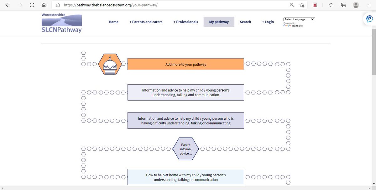Launched today ...  our Worcestershire SLCN Pathway is now part of The Balanced System Pathway 😀 #TBSpathway #outcomes #teamSLTWorcs 

Start your journey by visiting the pathway here: pathway.thebalancedsystem.org/home#ages

Here’s a demo: youtu.be/iOZjfL6OU84 👍🏼