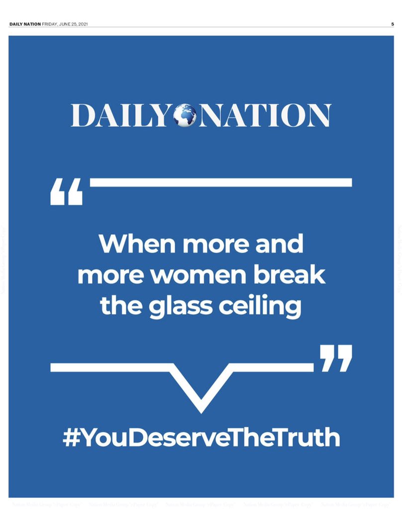 Who put the glass ceiling here? Who repairs it every time it’s broken? The #GenerationEquality forum should spend time actually REMOVING it! Find the Work-MAN/Woman who put it there; the Repair-MAN/Woman who repairs it! Don’t want my daughters getting hurt breaking glass ceilings