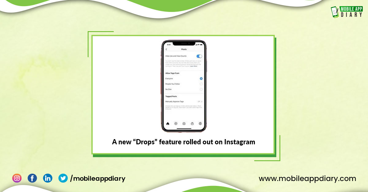 Instagram has launched a new Drops feature in the Shop tab. It is a one-stop destination featuring all the latest products and information about upcoming launches.

#Instagram #InstagramFeature #MAD #MobileAppDiary #MobileAppTechnology #MobileAppWorld #MobileAppDevelopment