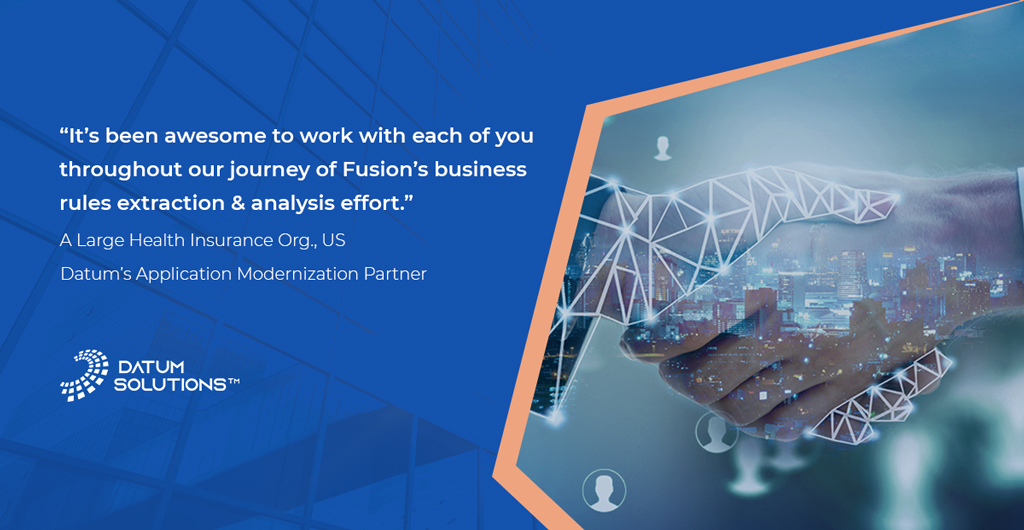 _Datumsolutions's tweet image. Solving new challenges is always a key motivating factor in a learning curve. 
We look forward to charter new peaks helping our clients achieve Digital Transformation through Application Modernization. 
 
#Digitaltransformation #Datum #Applicationmodernization #HealthcareSolution