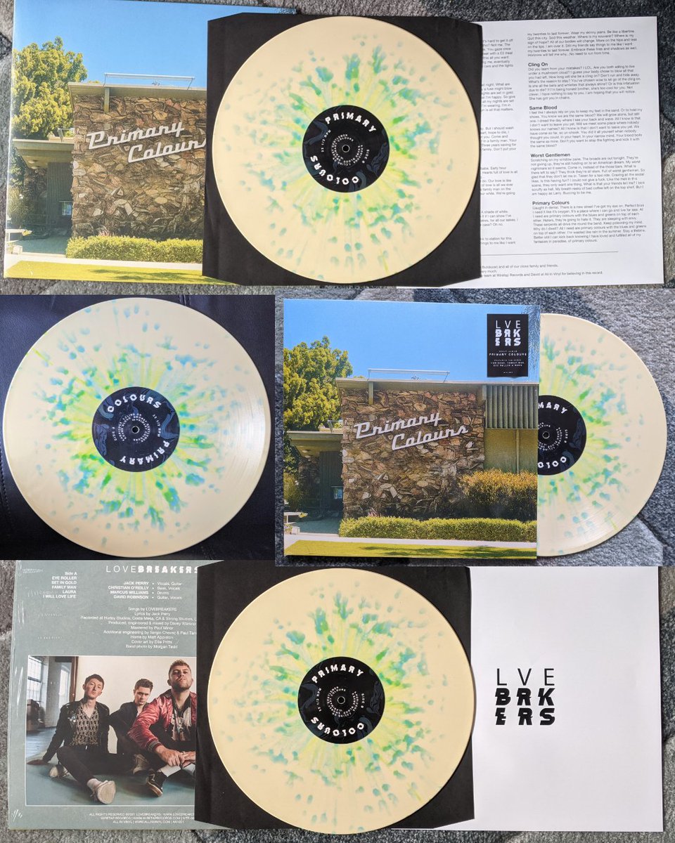 All In Vinyl (@all_in_vinyl) on Twitter photo OUT TODAY! Really excited to release the debut <a href="/lovebreakers/">Sanjay Do The New</a> record. Pre-orders should arrive very soon (if not already!)
Stream the album on Bandcamp, buy the LP at allinvinyl.com in Europe or <a href="/wiretaprecords/">Wiretap Records</a> in the US & get the digital version direct from the band OUT TODAY! Really excited to release the debut <a href="/lovebreakers/">Sanjay Do The New</a> record. Pre-orders should arrive very soon (if not already!)
Stream the album on Bandcamp, buy the LP at allinvinyl.com in Europe or <a href="/wiretaprecords/">Wiretap Records</a> in the US & get the digital version direct from the band