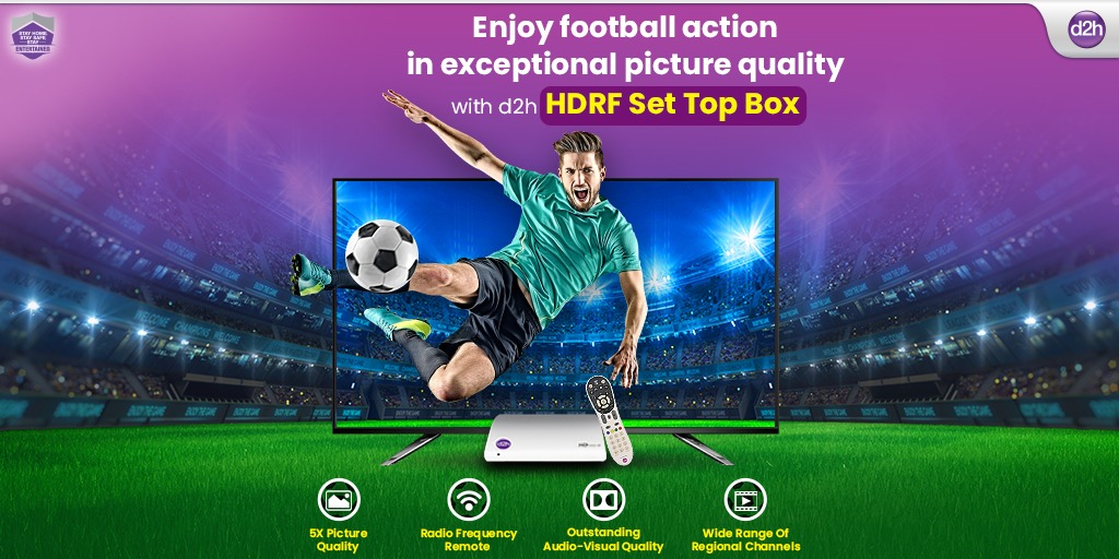 vzyindia's tweet photo. Enjoy HD football entertainment on a bigger screen with HDRF Set Top Box.
Link: https://t.co/XtqIAnKAJv
.
.
#d2h #AlagHiView #HDRFSetTopBox #Football #Entertainment https://t.co/jRKpkxidln
