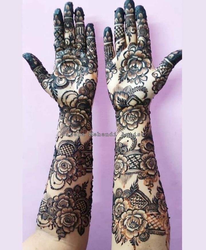 The mehndi art makes dulhan perfect - Full hand stylish mehendi design. # henna #hennaart #mehndi | Facebook