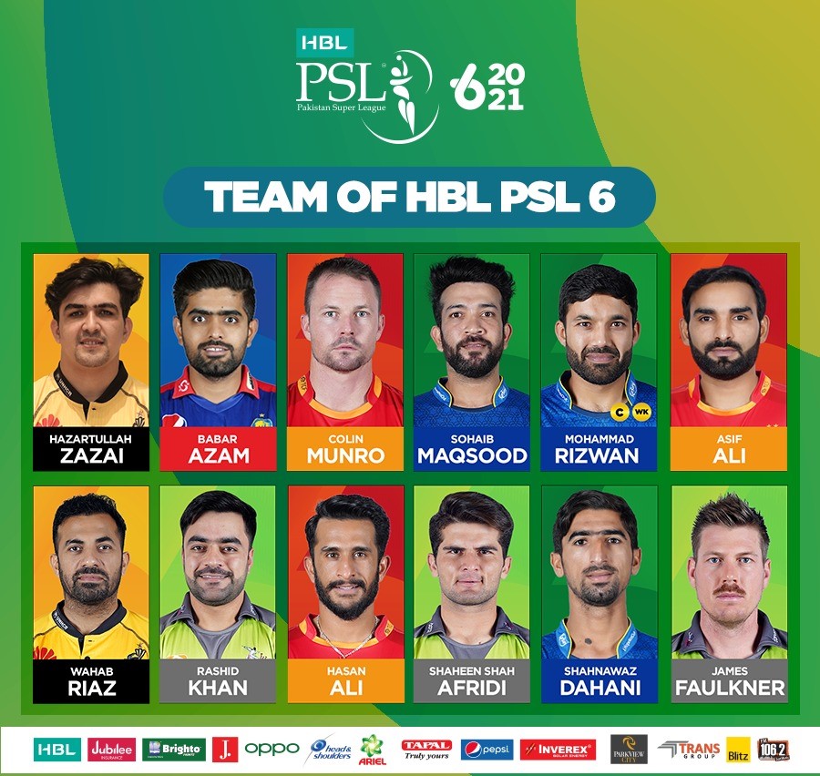 Usamaav's tweet image. Team of HBL PSL 6 #PSL6final