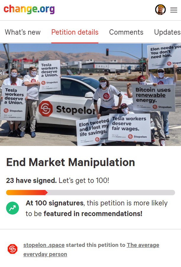masterofown's tweet photo. @elonmusk how about this? #stopelon @STOPELON_BSC  end market manipulation with your "innocent" tweet. https://t.co/X3zqs25whe