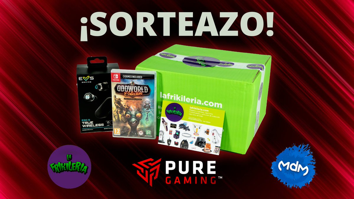 frikileria's tweet photo. ¡SORTEAZO!
Lote de productos con caja sorpresa

¿Cómo participar?

1. Seguir las cuentas de @PureGaming_ES @MeridiemGames y @frikileria 
2. Dar RT y FAV a esta publicación

El plazo finalizará el 10 de julio

¡SUERTE! 🍀🍀🍀

*Solo válido para residentes en España Península https://t.co/THzQZPyBcK