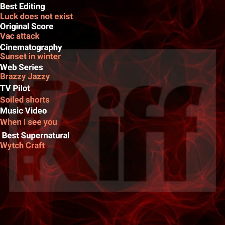 Congrats to our April 2021 Award winners!
Thank you for all the support and everyone who participated in our festival 
Wish you all the best.
🎊🎉
Best regards,
Rotterdam independent film festival