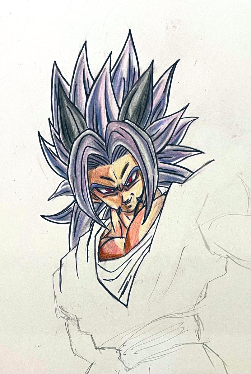 ダイン Afのザイコー描きます ドラゴンボールaf ザイコー 色鉛筆 アレンジ