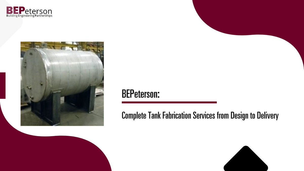 BEPeterson's tweet photo. BEPeterson provides complete ASME engineering design for both ASME code &amp; non-code tank fabrication. We regularly design &amp; manufacture structural frames, install pipes, vessels, pumps, electrical equipment. We also provide a complete skid assembly service.
https://t.co/vB3fPZ4gkG https://t.co/Zz91yHLSYT