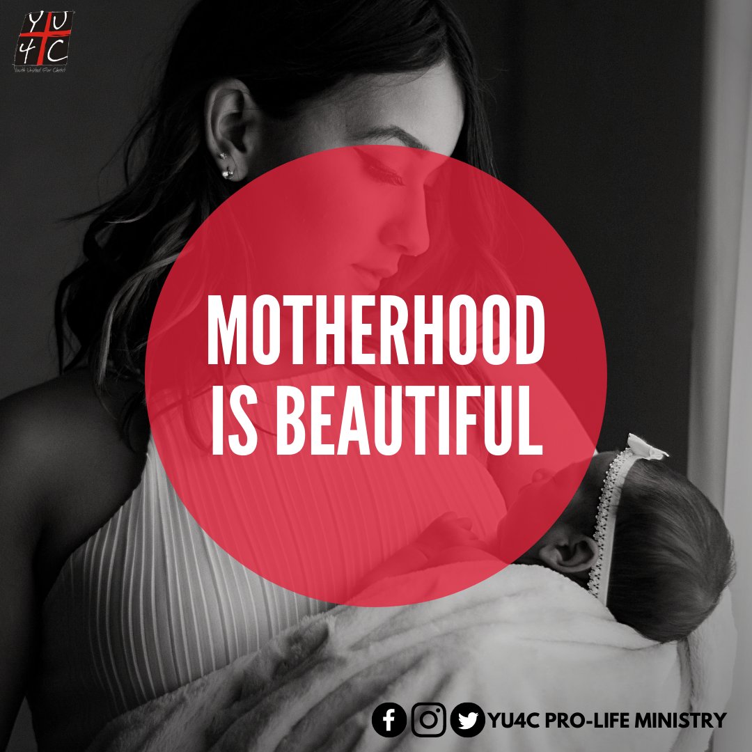 yu4c_prolife's tweet photo. The beauty of giving birth to children, calling them your own, and raising them up in the light of truth can not be a choice.
#prolife #life #motherhood #beauty https://t.co/nUwyKanQ7a