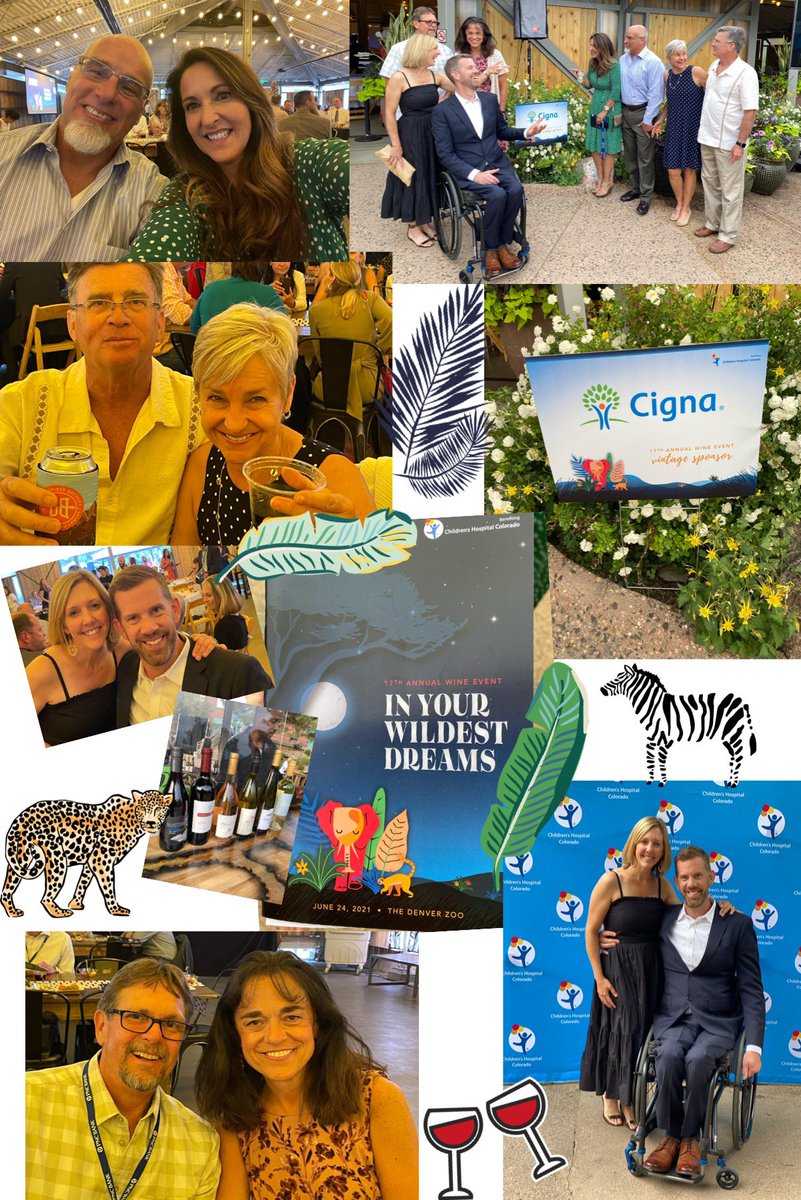 Team <a href="/Cigna/">Cigna Healthcare</a> Mountain States couldn’t imagine in our wildest dreams we’d be so honored to support our long-standing partner <a href="/ChildrensColo/">Children's Hospital Colorado</a> 17th Annual Wine Event at <a href="/DenverZoo/">Denver Zoo Conservation Alliance</a> Our leadership toasted bringing smiles to kiddos in need across Colorado!
#CignaMountainStates