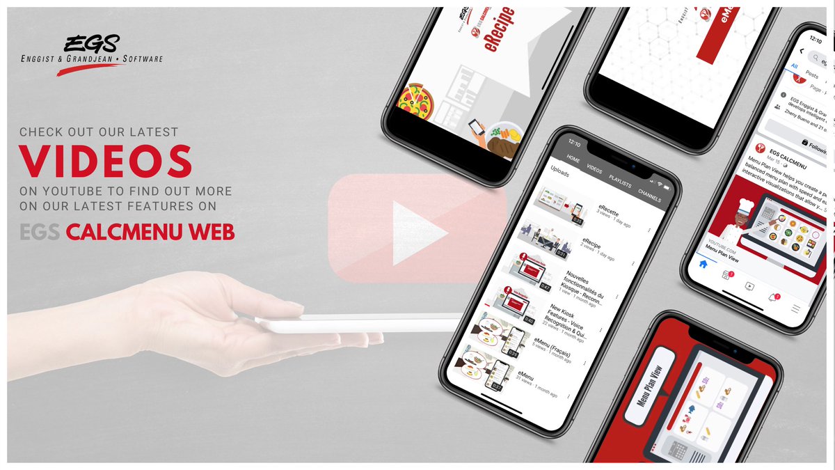 CalcMenu's tweet image. Have you checked out the latest EGS CALCMENU Web features?  

Watch to find out more about our new features eRecipe, eMenu, Menu Plan View, and latest updates on Kiosk for CALCMENU - youtube.com/user/CALCMENU

#egscalcmenuweb #recipemanagementsoftware #culinarymanagement #chef