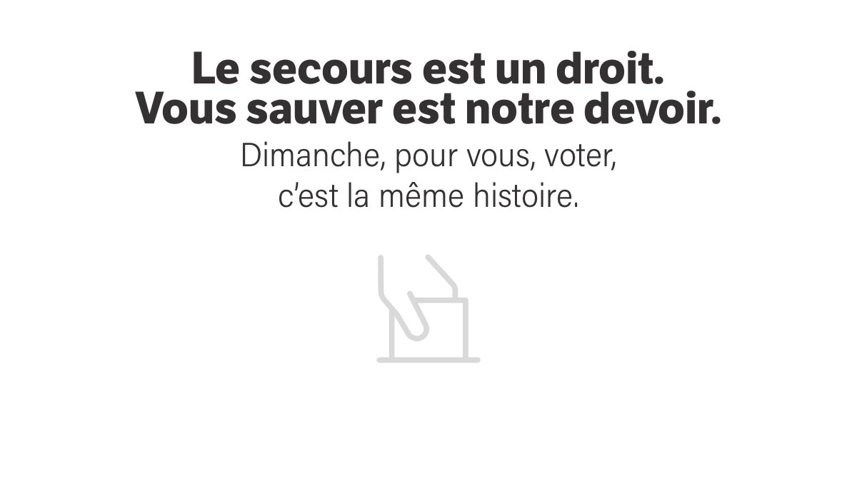 Un message clair.
#AuxVotesCitoyens
#Elections2021
