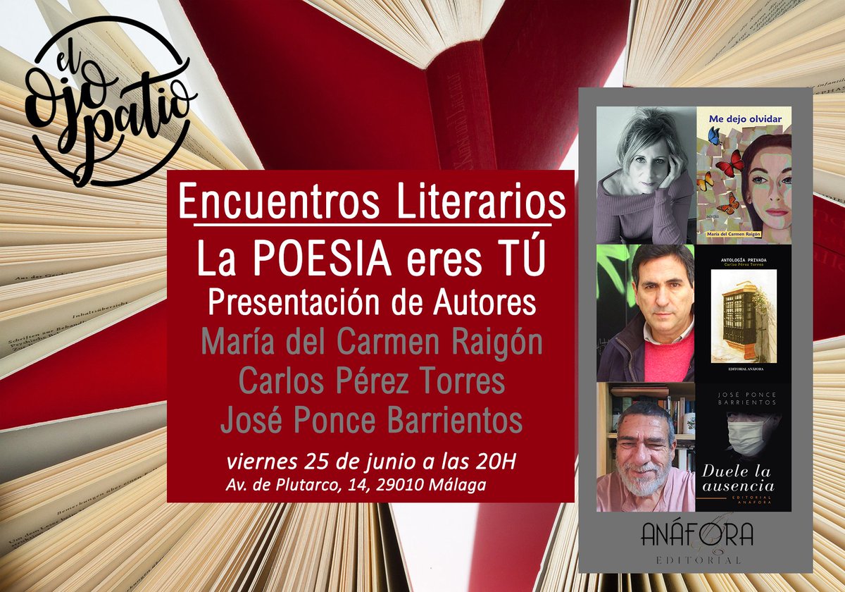 <a href="/el_hyde/">El Gabinete Hyde</a> #ojopatiorestaurante
<a href="/Edit_Anafora/">Editorial Anáfora</a> 
#ENCUENTROLITERARIO
Viernes 25 a las 20h. #LAPOESIAERESTU google.com/maps/place/El+…