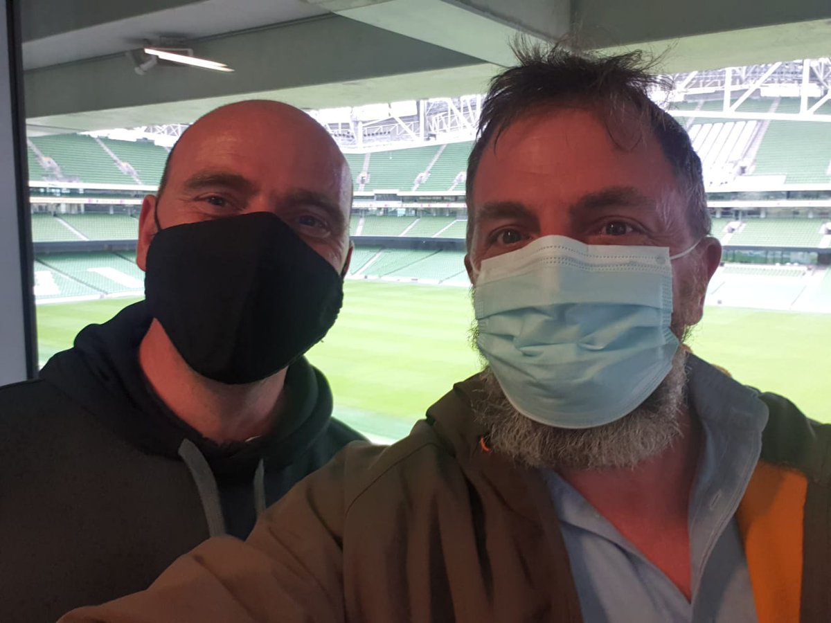 patrickrushe's tweet photo. Massive thank you to all the Aviva stewards and staff, nurses, doctors, ophthalmologists, EMTs, paramedics, pharmacists, other staff,  and RETIREES at the @HSELive #COVID19Vaccine centre in the beautiful @AVIVAStadium. It is some operation. #COVID19 https://t.co/uP6IvQ2zF5