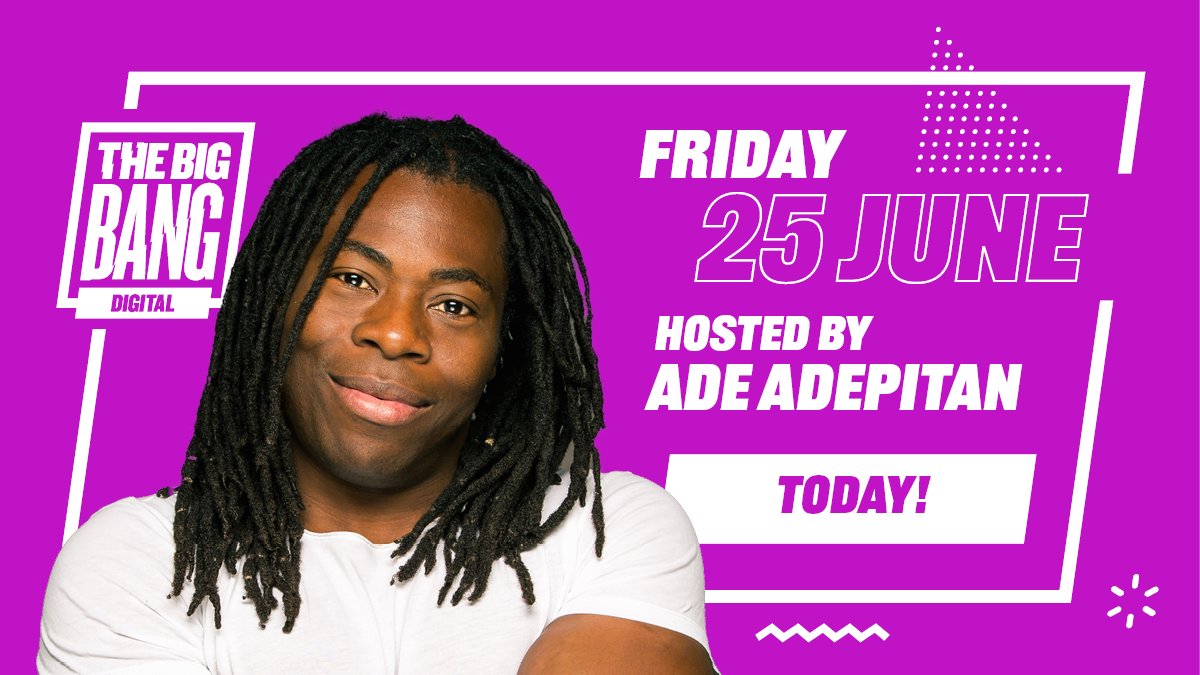 BigBangUKSTEM's tweet photo. Today’s host @AdeAdepitan welcomes you to the third and final day of #BigBangDigital, all about climate change and the #environment! https://t.co/Pl0ZvKZLn9 https://t.co/qqAOpcmloF